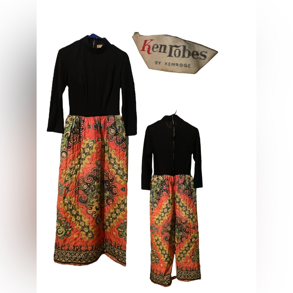1960 ken robes by ken ross maxi dress!